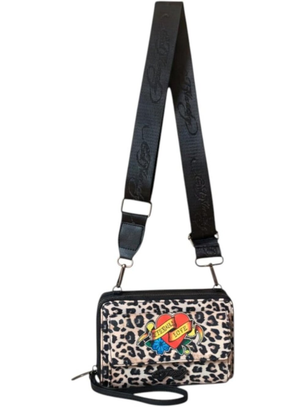 Stylish Women's Crossbody Wallet with Multiple Card Slots & Adjustable Strap